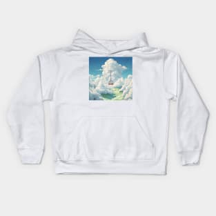 Cool Cloud Chairlift Kids Hoodie